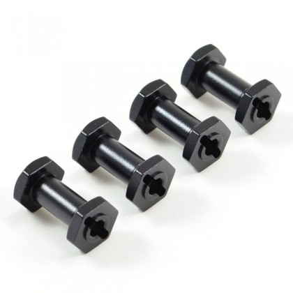 FTX Outback Aluminium Wheel Hex W/Pins (2*10) Extra Wide +5mm (4) (For FTX8245)
